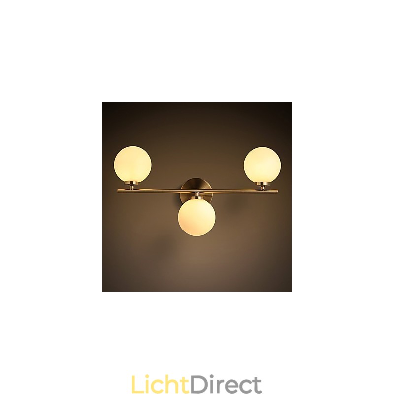 Glazen wandlamp Moderne eigentijdse bronzen functie voor mini-stijl uplight wandlampen wandlamp