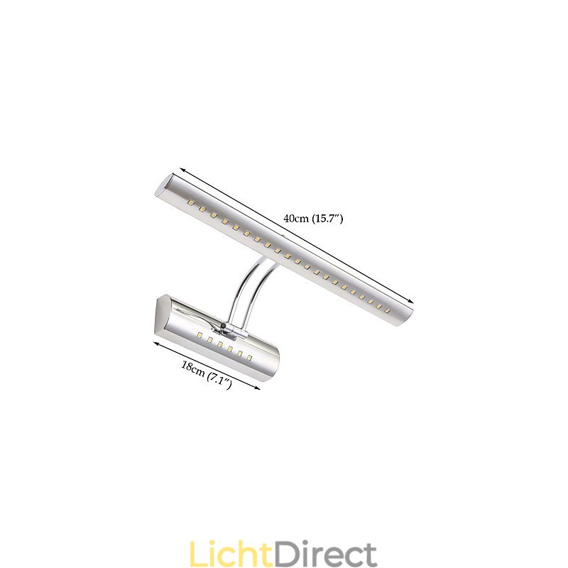 Moderne eigentijdse gegalvaniseerde functie voor badkamerverlichting wandlamp