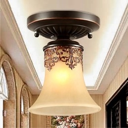 Vintage Country Island Schilderij Metalen Flush Mount