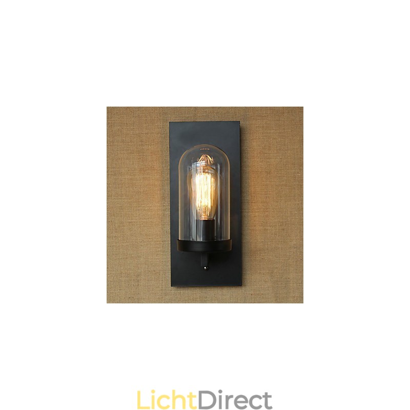 Creatief modern minimalistisch Restaurant Bar Amerikaans land gangpad trap Edison wand enkele koplamp glas