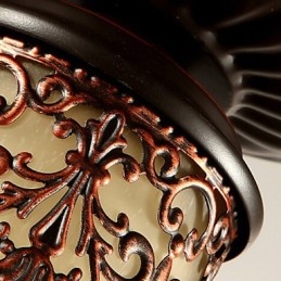 Vintage Country Island Schilderij Metalen Flush Mount