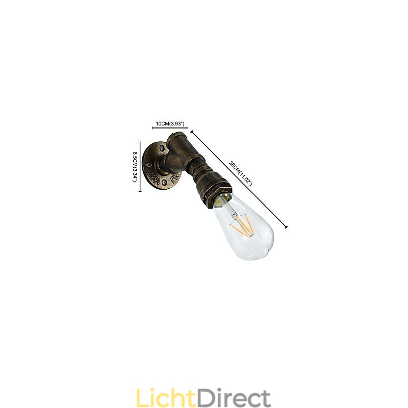 Wandlamp Wandlampen Wandlamp Ijzeren Wandlamp Dumb Black Lightsaber Lamp Aan De Muur
