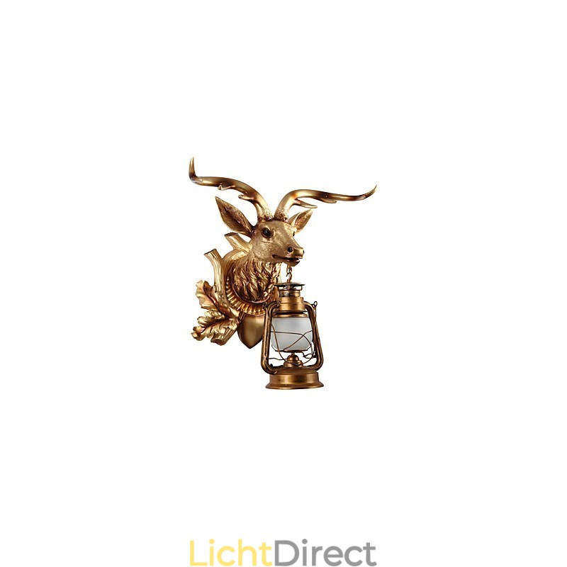 Moderne, eigentijdse, traditionele, klassieke, rustieke lodge-schilderijfunctie voor sfeerverlichting in ministijl