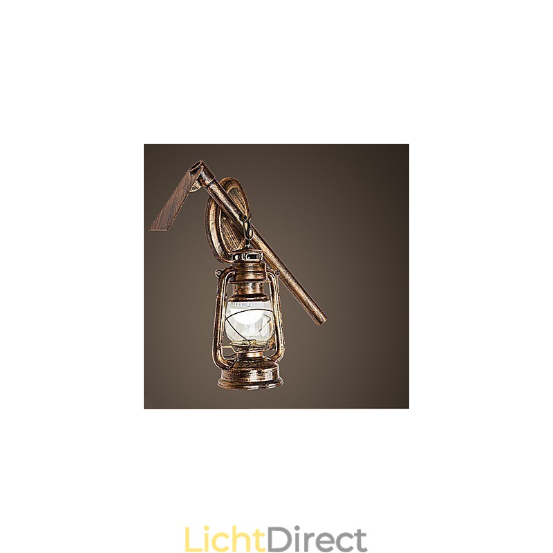 Rustieke Lodge Schilderij Kenmerk voor Mini Stijl Uplight Wandlampen Wandlamp C