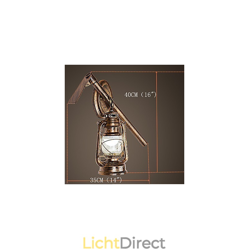 Rustieke Lodge Schilderij Kenmerk voor Mini Stijl Uplight Wandlampen Wandlamp C