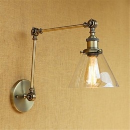 Country Retro Electroplated-functie voor mini-stijl oogbeschermingszwaaiarmlampen