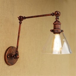 Country Retro Electroplated-functie voor mini-stijl oogbeschermingszwaaiarmlampen