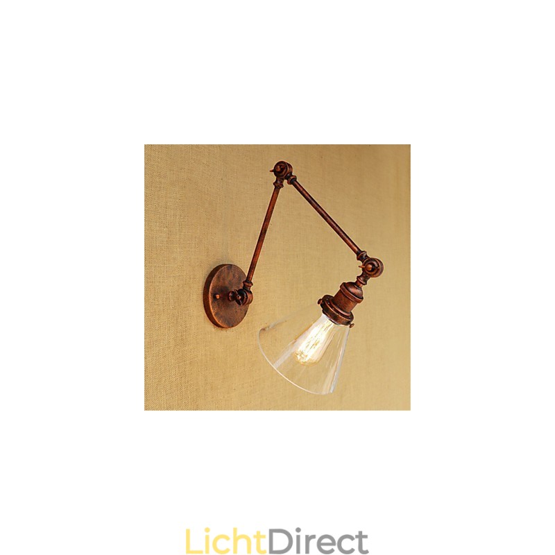 Country Retro Electroplated-functie voor mini-stijl oogbeschermingszwaaiarmlampen