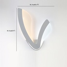 Moderne wandlampen Eenvoud Stijl Acrylverlichting Woonkamer Hal Slaapkamer Hotelkamers Bedlamp