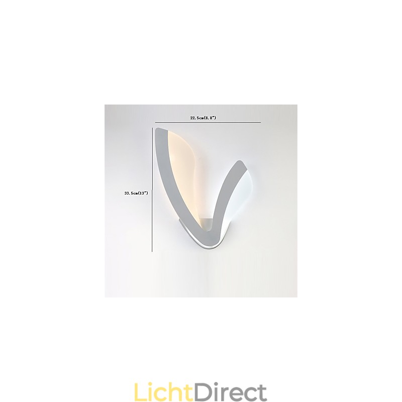 Moderne wandlampen Eenvoud Stijl Acrylverlichting Woonkamer Hal Slaapkamer Hotelkamers Bedlamp