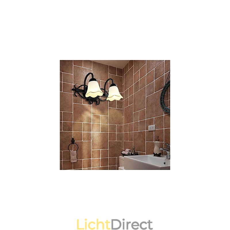 Rustieke Lodge Gegalvaniseerde Functie voor Downlight Badkamerverlichting Wandlamp