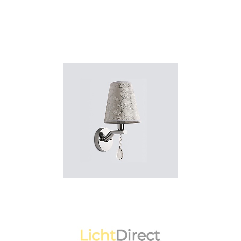 Moderne, eigentijdse, gegalvaniseerde landelijke wandlamp met sfeerverlichting