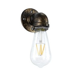 Rustieke Lodge Traditionele Klassieke Antieke Messing Kenmerk voor Sfeerverlichting Wandlampen Wandlamp