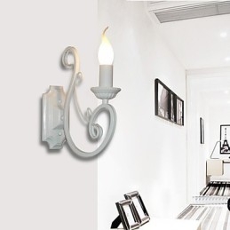 Kaarslamp Bedlamp Wandlamp IJzer Gang Creatieve Pastorale Spiegellamp