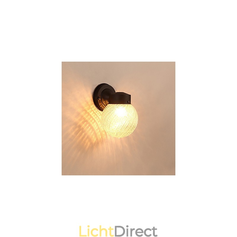 Moderne, eigentijdse zwarte oxide-afwerking voor sfeerverlichting in ministijl