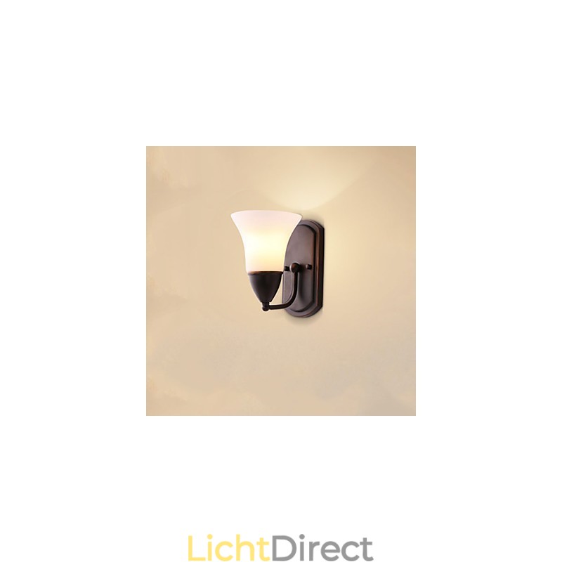 Rustieke Lodge Zwarte Oxide Afwerking Kenmerk voor Oogbescherming Sfeerverlichting Wandlampen Wandlamp