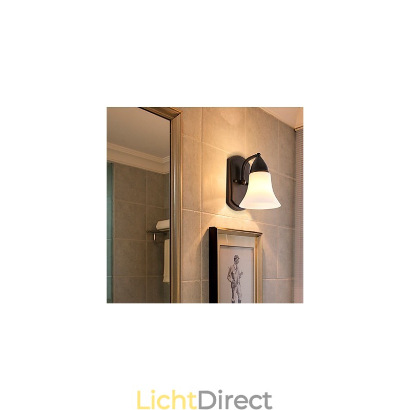 Rustieke Lodge Zwarte Oxide Afwerking Kenmerk voor Oogbescherming Sfeerverlichting Wandlampen Wandlamp