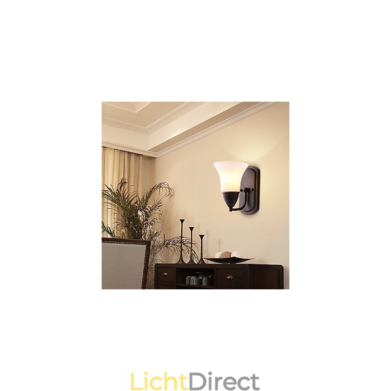 Rustieke Lodge Zwarte Oxide Afwerking Kenmerk voor Oogbescherming Sfeerverlichting Wandlampen Wandlamp