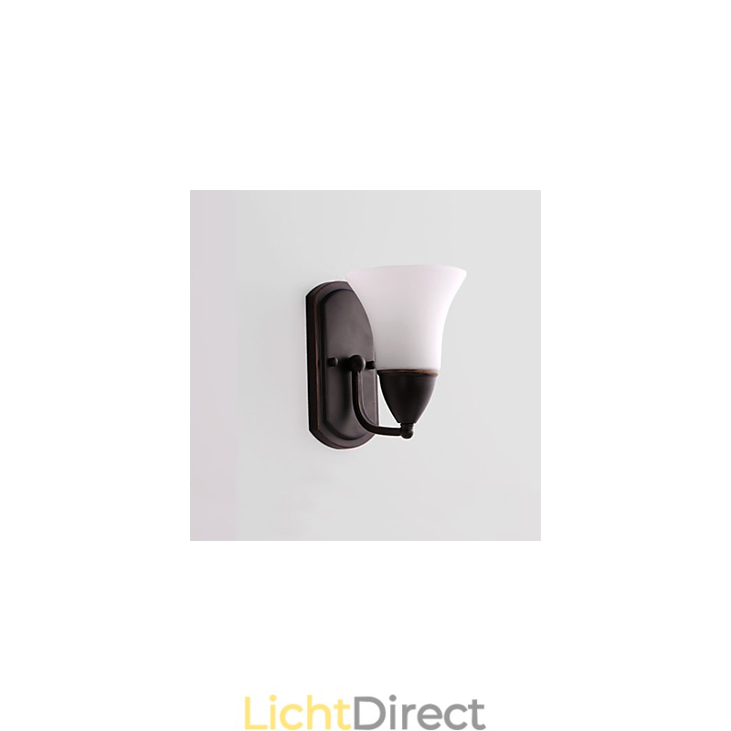Rustieke Lodge Zwarte Oxide Afwerking Kenmerk voor Oogbescherming Sfeerverlichting Wandlampen Wandlamp