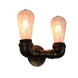 Rustieke Lodge Traditionele Klassieke Antieke Messing Kenmerk voor Sfeerverlichting Wandlampen Wandlamp