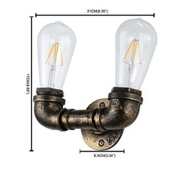 Rustieke Lodge Traditionele Klassieke Antieke Messing Kenmerk voor Sfeerverlichting Wandlampen Wandlamp