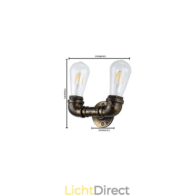 Rustieke Lodge Traditionele Klassieke Antieke Messing Kenmerk voor Sfeerverlichting Wandlampen Wandlamp