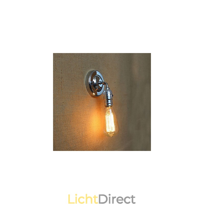 Retro Loft Edison Wandlamp Slaapkamer Wandlampen Voor Thuis Omhoog Omlaag Rustiek Industrieel Enkel Hoofd Gang Zitkamer Mini Decor Muur