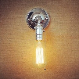 Retro Loft Edison Wandlamp Slaapkamer Wandlampen Voor Thuis Omhoog Omlaag Rustiek Industrieel Enkel Hoofd Gang Zitkamer Mini Decor Muur
