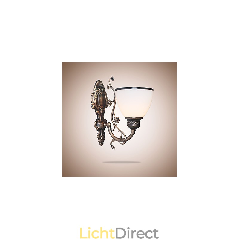 Eenvoudige Amerikaanse wandlamp, bedlamp, woonkamer decoratieve lamp, smeedijzer, Europese stijl, creatieve wandlamp