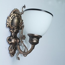 Eenvoudige Amerikaanse wandlamp, bedlamp, woonkamer decoratieve lamp, smeedijzer, Europese stijl, creatieve wandlamp