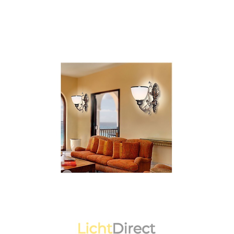 Eenvoudige Amerikaanse wandlamp, bedlamp, woonkamer decoratieve lamp, smeedijzer, Europese stijl, creatieve wandlamp