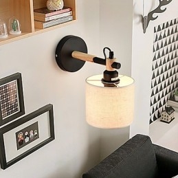 Stoffen wandlamp Moderne eigentijdse sfeerverlichting Wandlampen