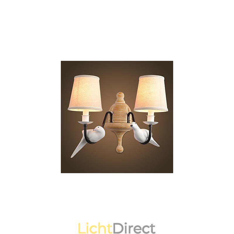 Rustieke Lodge Eenvoudige Vintage Schilderij Feature Ambient Light Wandlampen Wandlamp