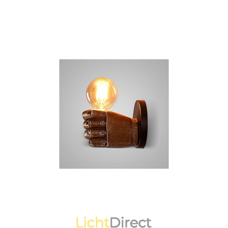 Loft industriële Cafe wandlamp Hars wandlamp Lodge Antiek Vintage Retro Schilderij Kenmerk voor Mini Stijl Sfeerverlichting Wandlampen Wandlamp