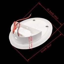 Pruim gesneden acryl scrub wandlamp ronde vorm bedlamp gangverlichting warm wit AC220V