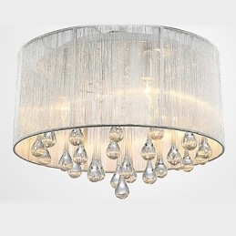 Plafondlamp Modern Kristal 4 Lampen