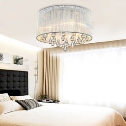 Plafondlamp Modern Kristal 4 Lampen