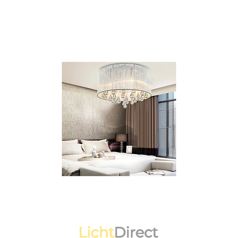 Plafondlamp Modern Kristal 4 Lampen