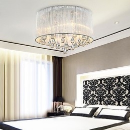Plafondlamp Modern Kristal 4 Lampen