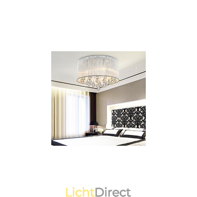 Plafondlamp Modern Kristal 4 Lampen