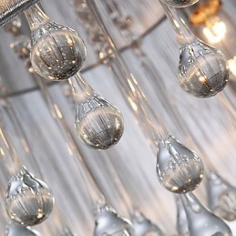 Plafondlamp Modern Kristal 4 Lampen
