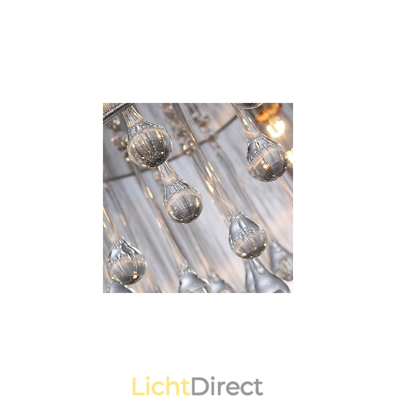 Plafondlamp Modern Kristal 4 Lampen