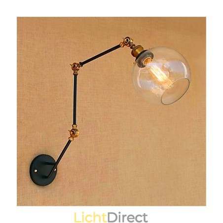 Rustieke Lodge Chrome-functie voor Swing Arm Ambient Light Swing Arm Lights Wandlamp Rustieke Lodge Chrome-functie voor Swing Arm Ambient Light Swing Arm Lights Wandlamp