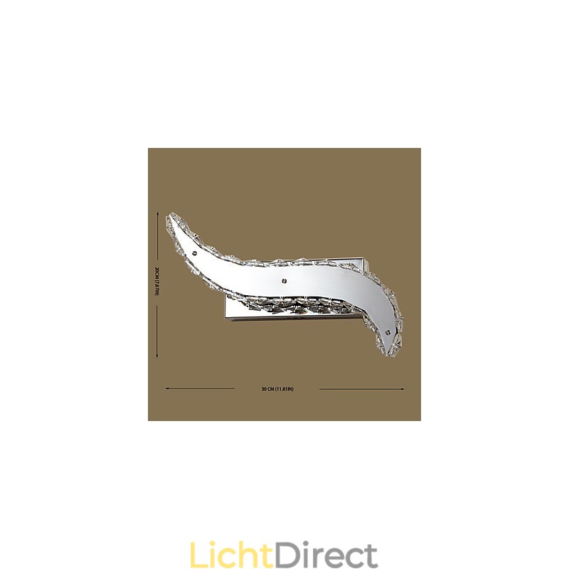 Geïntegreerde moderne hedendaagse schilderfunctie voor wandlampen met kristalsfeerverlichting