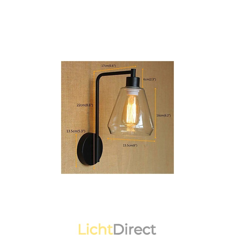 Rustieke Lodge Country Black Oxide Finish-functie voor Swing Arm Ambient Light