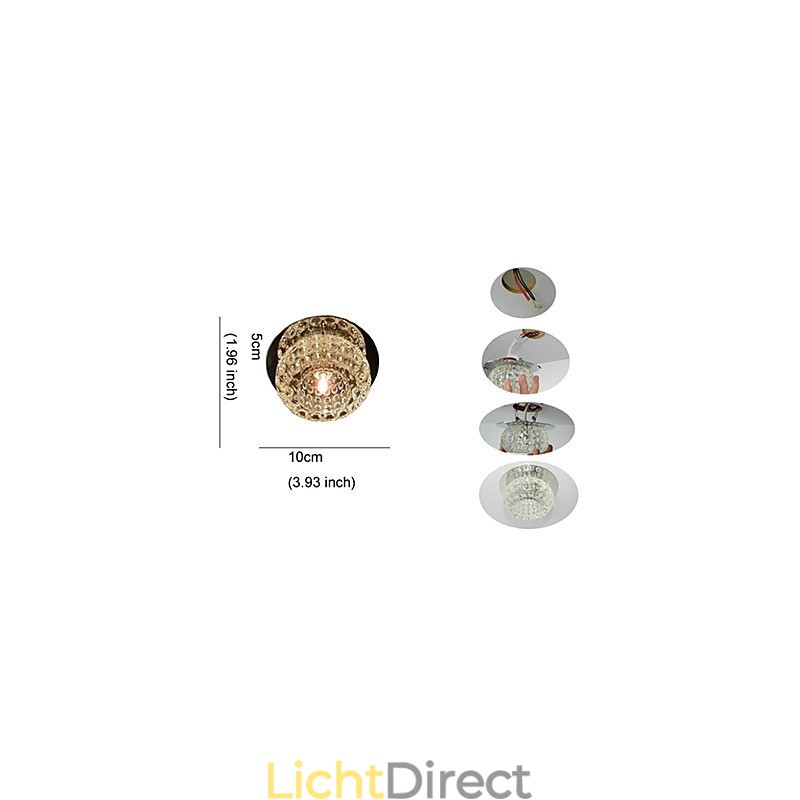 Moderne eigentijdse kristallen mini-stijl inbouw