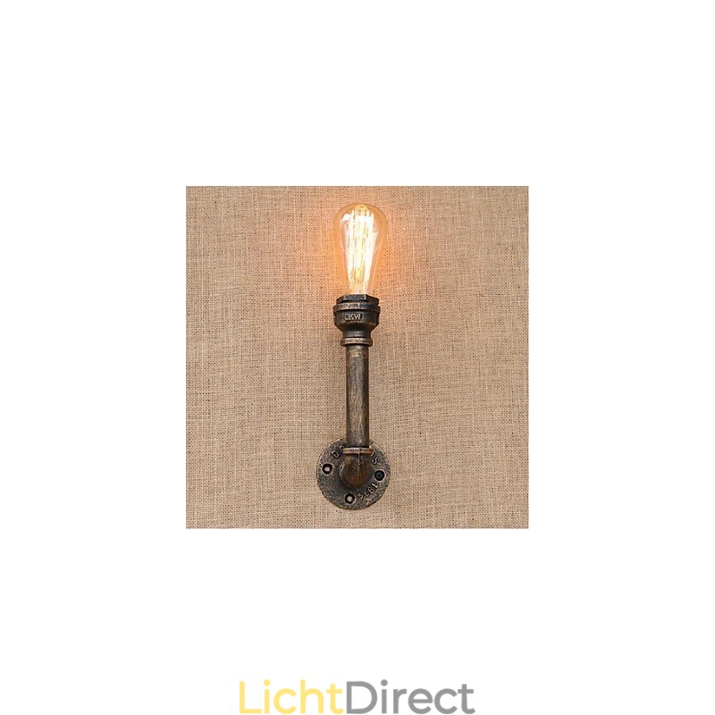 Nostalgia Eenvoudige Waterpijp Decoratieve Kleine Wandlamp Wandlamp