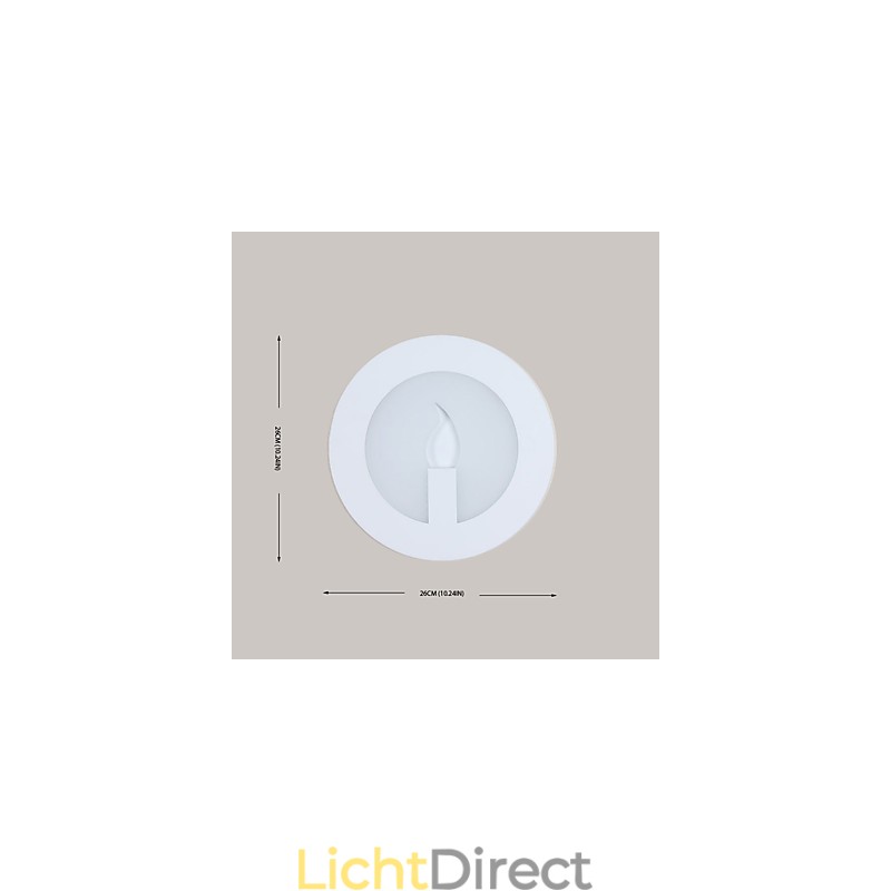 Geïntegreerde moderne hedendaagse schilderfunctie voor omgevingslicht Wandlampen Wandlamp