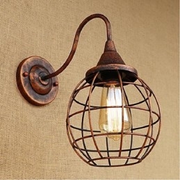 Eenvoudige en retro creatieve persoonlijkheid roestkleurige Amerikaanse wandlamp wandlampen wandlamp