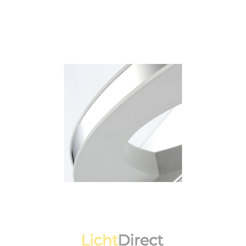 Superlange moderne badkamerverlichting, eigentijdse metalen wandlamp